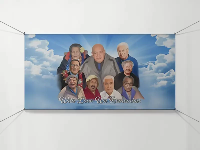 deceased loved one painting banner